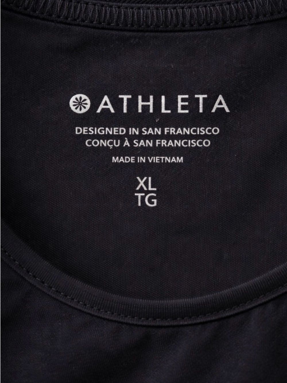 Athleta Black Sleeveless Elastic-Waist XL Dress - Picture 3 of 4